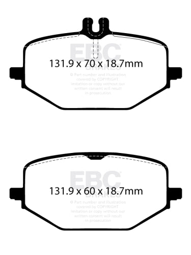 EBC DPX2427 BRAKE PAD SET