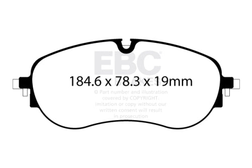 EBC DPX2452 BRAKE PAD SET