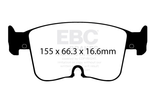 EBC DPX2479 BRAKE PAD SET