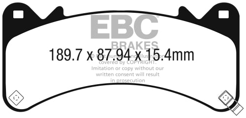 EBC DPX3067 BRAKE PAD SET