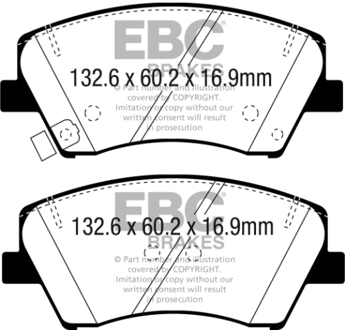 EBC DPX3075 BRAKE PADS