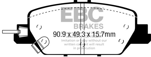 EBC DPX3085 BRAKE PAD SET