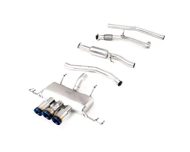 Stainless Steel Valvetronic Exhaust System Honda Civic FL5 Type-R 2.0L Turbo with Blue Coated Tips | ML Performance Car Parts