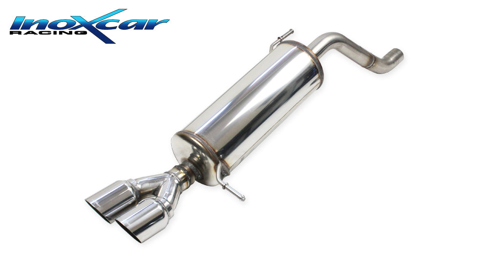 InoXcar HYI20.02.RA Hyundai I20N Rear Silencer With End Pipe 2 X Diam. 80 Racing 1 | ML Performance UK Car Parts