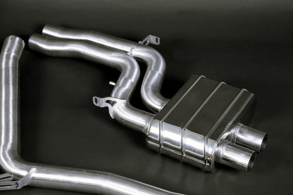 Capristo 02AU05203001 Audi RS4 (B8) ECE Valved Exhaust with Middle Silencer Pipes 