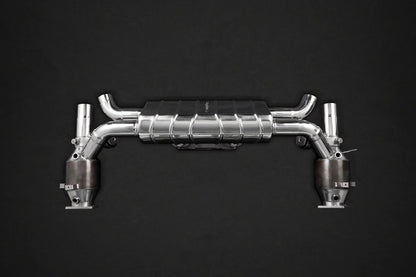 Capristo 02PO03903036 Porsche 991.2 Carrera S Biturbo Valved Exhaust with Sports Cats 250 Cell (CES3) 