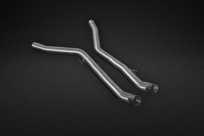 Capristo 02BM10203006 BMW X5/6M (F15/16) Valved Exhaust with Mid-Pipes with Carbon Tips (CES3) 