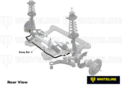 Whiteline BAF13 Audi Seat Skoda VW Front Sway Bar - 2mm Non-Adjustable