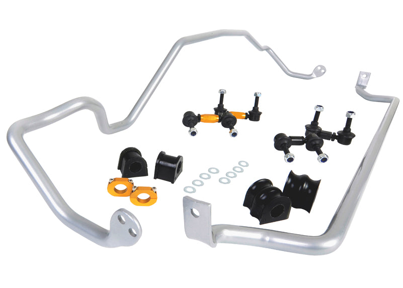 Whiteline BSK013 Front and Rear Sway Bar - Vehicle Kit to Suit Subaru Liberty BE