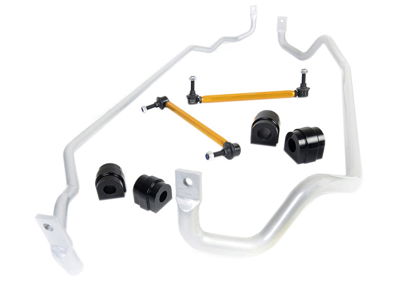 Whiteline BBK004 BMW Front and Rear Sway Bar - Vehicle Kit (Inc. 1 Series E80, 3 Series E90)