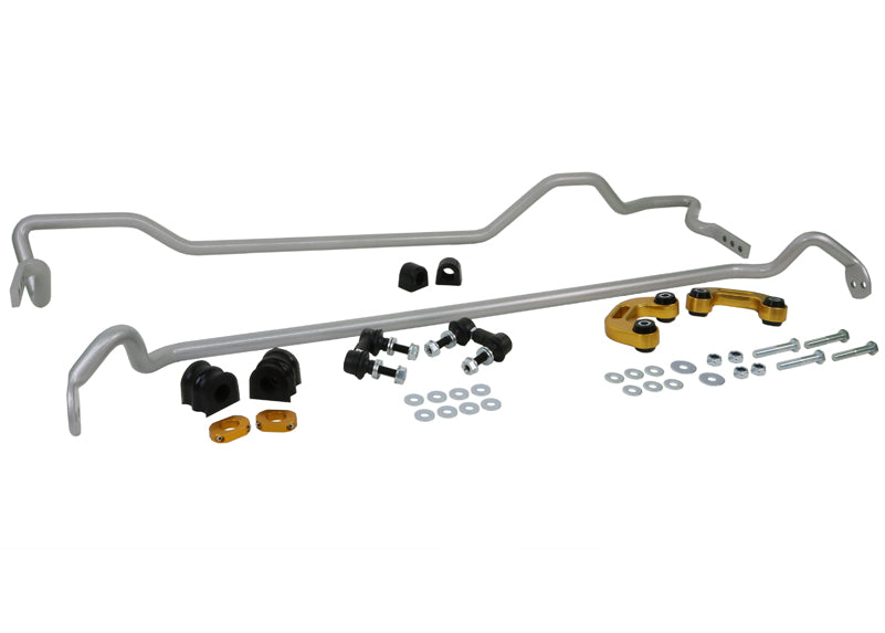 Whiteline BSK005 Front and Rear Sway Bar - Vehicle Kit to Suit Subaru Impreza WRX GD Sedan