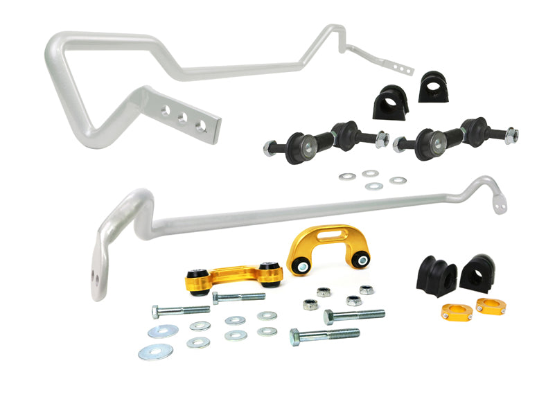 Whiteline BSK007 Front and Rear Sway Bar - Vehicle Kit to Suit Subaru Impreza GD WRX/STi Sedan