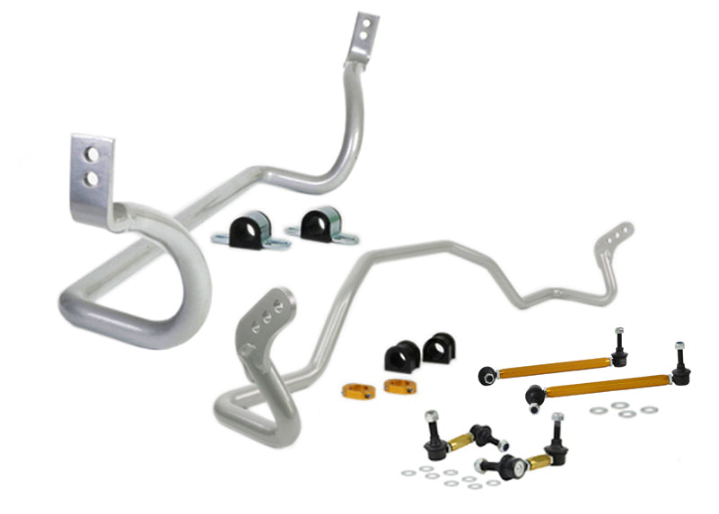 Whiteline BMK008 Front and Rear Sway Bar - Vehicle Kit to Suit Mitsubishi Lancer CJ, CY Ralliart Awd