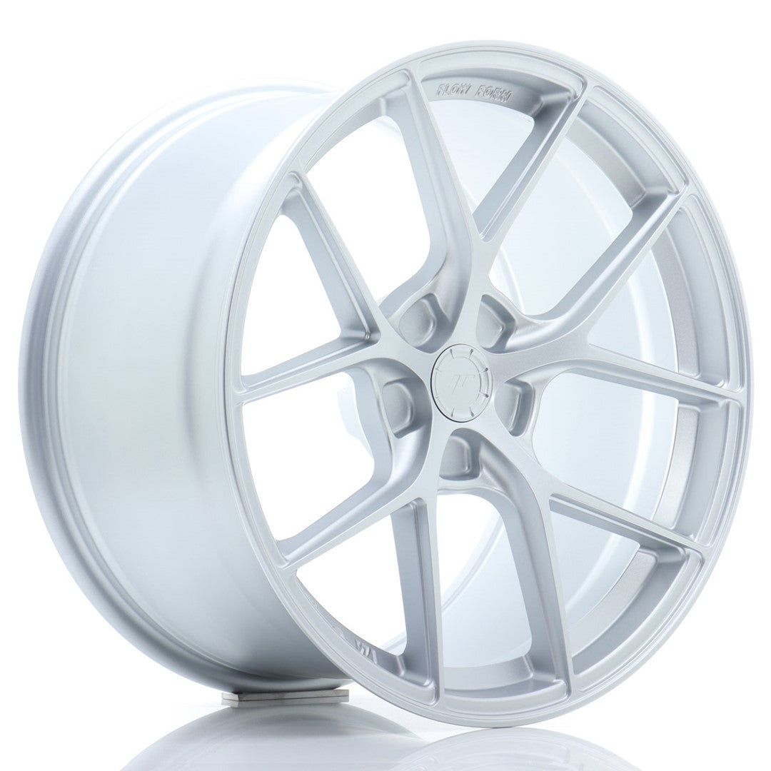 JR Wheels SL01 19x10,5 ET25-40 PCD5x120 5H BLANK Matt Silver Wheel