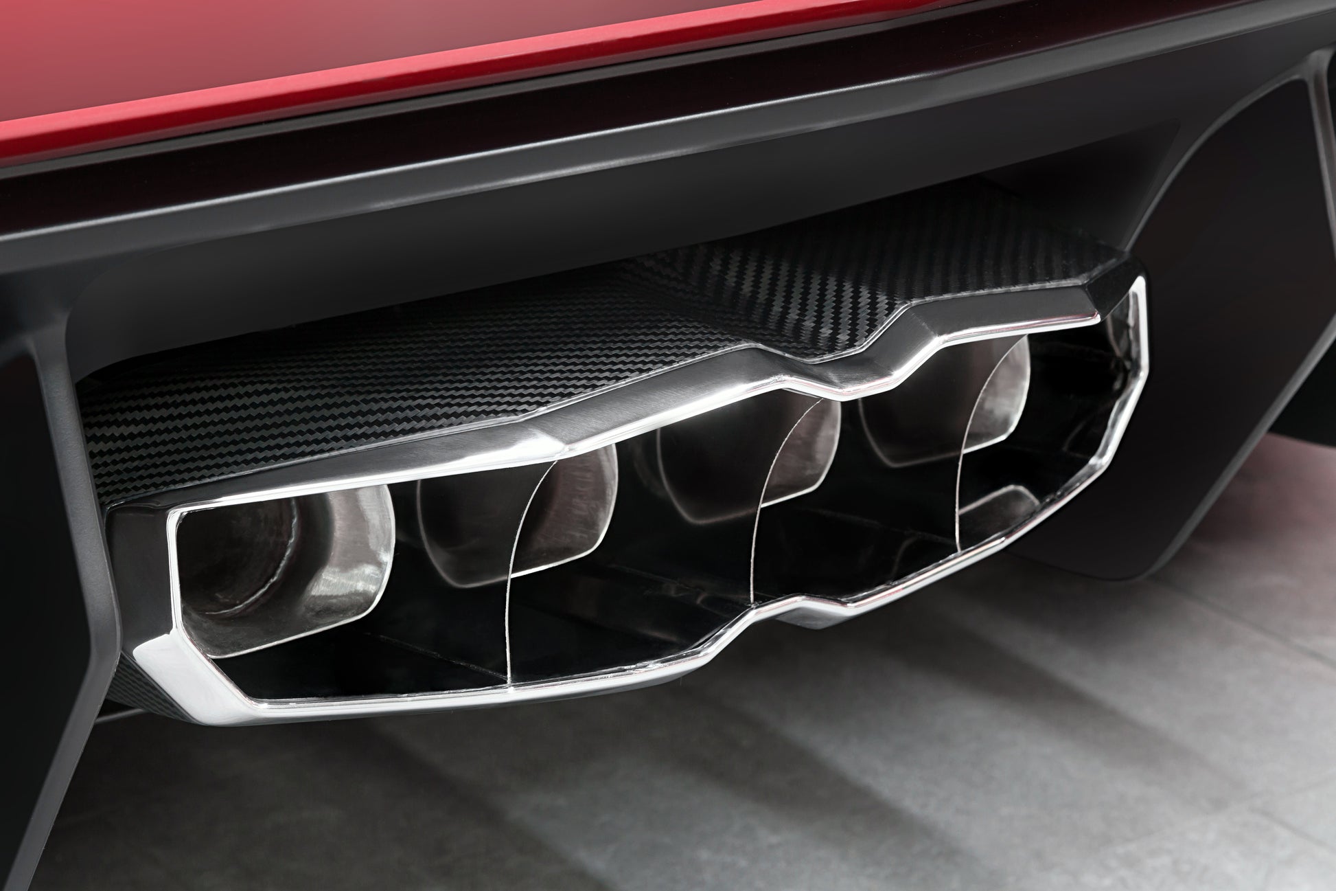 Capristo 10LA01303001 Lamborghini Aventador LP750 SV Valved Exhaust with Carbon/Stainless Frame 