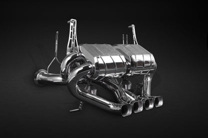 Capristo 10LA01303001 Lamborghini Aventador LP750 SV Valved Exhaust with Carbon/Stainless Frame 