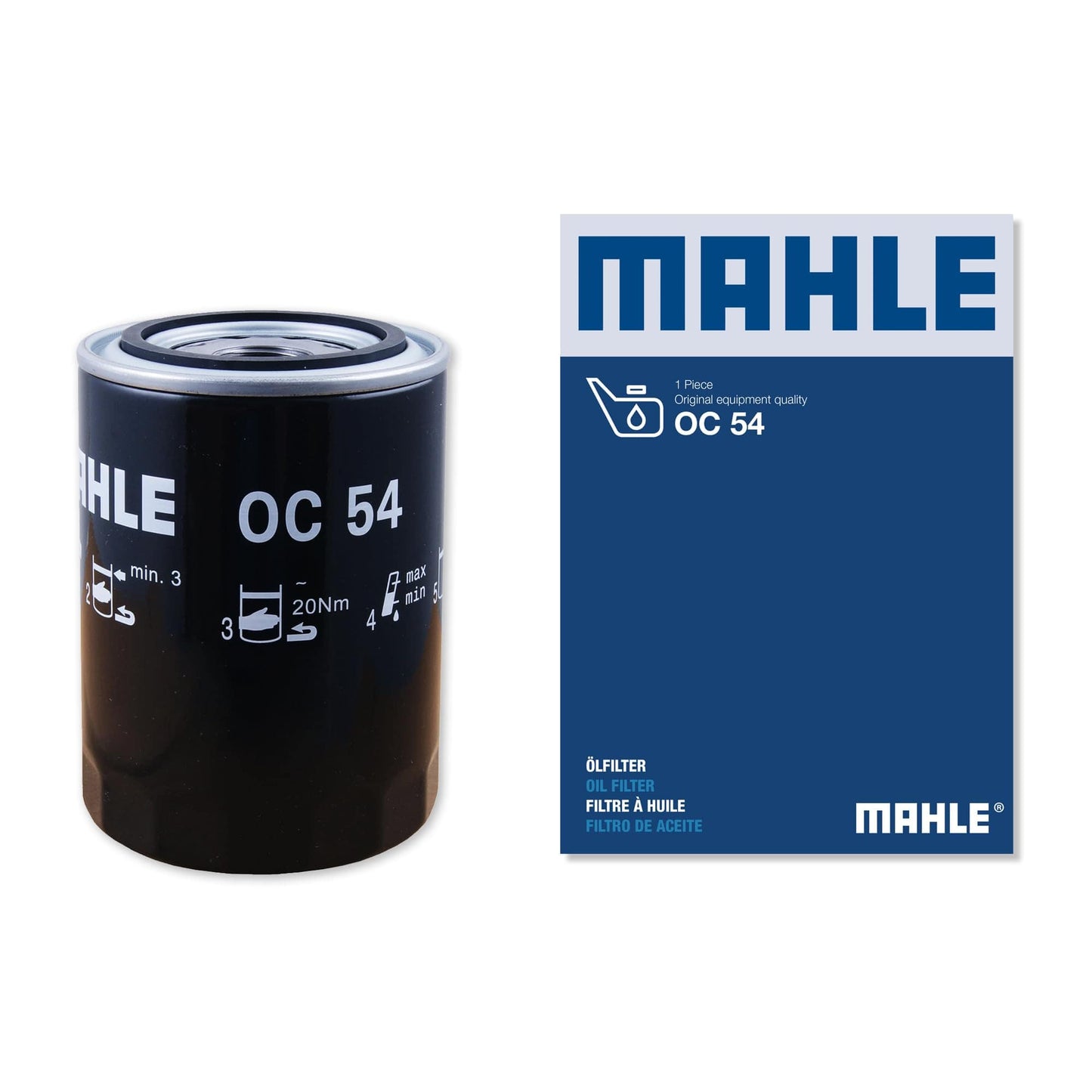 MAHLE ORIGINAL OC 54 Oil Filter Spin-on Filter