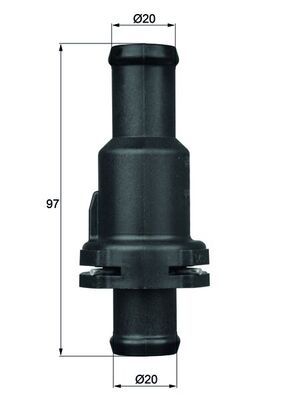 MAHLE ORIGINAL TH 5 80 Engine thermostat Opening Temperature: 80 C