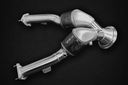 Capristo 02PO06603004 Porsche 95B Macan S (Facelift) 250 Cell Sport Cat Downpipes 