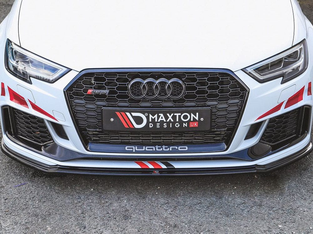 Maxton Design Audi 8V.5 RS3 Sportback Front Splitter V.1 - ML Performance UK