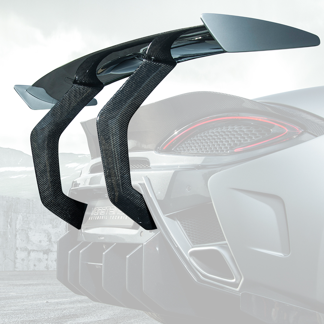 Vorsteiner MVR1370 Mclaren 570S VX Aero Wing Blade Carbon Fiber w/ Carbon Fiber Uprights | ML Performance