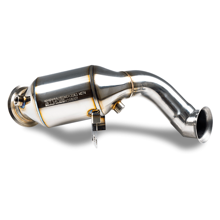 Stone Exhaust Mercedes-Benz M274 4Matic & M264 4Matic W/S/C205 C/X253 W213/C238 Eddy Catalytic Downpipe (Inc. C200, C250, C300, E250, E300, GLC250 & GLC300)