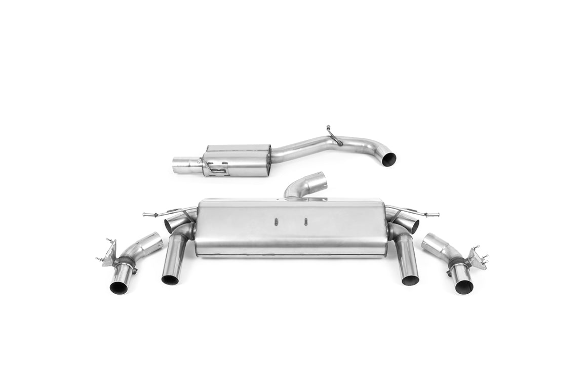 MillTek Volkswagen T-Roc R GPF/OPF Resonated Cat-Back Exhaust System - EC Approved - ML Performance UK