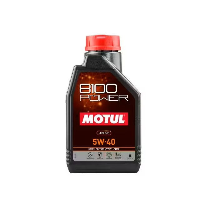 Motul 8100 Power 5w-40 Fully Synthetic Car Engine Oil 1l - ML Performance UK