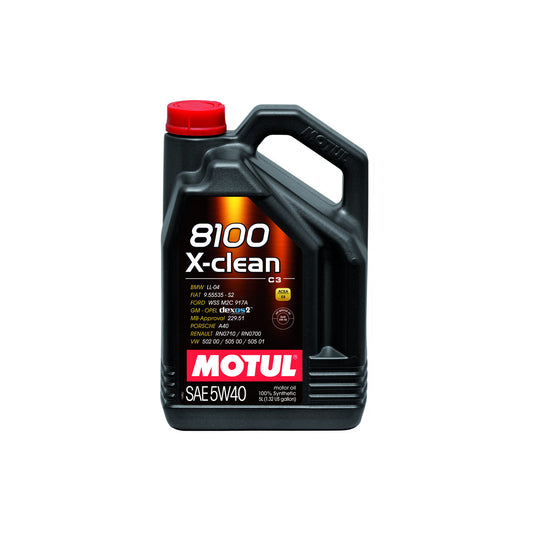 Motul 8100 X-Clean 5w-40 Fully Synthetic Car Engine Oil 5l 102051