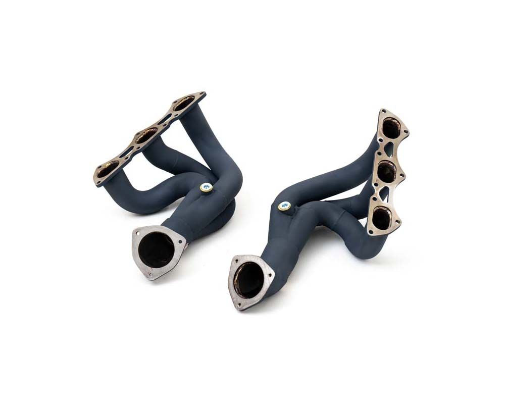 Ceramic Coated High-Flow Race Headers with Cat-Simulators Porsche 718 Cayman GT4 RS 718 Spyder RS 4.0L OPF 2022-Present | ML Performance Car Parts