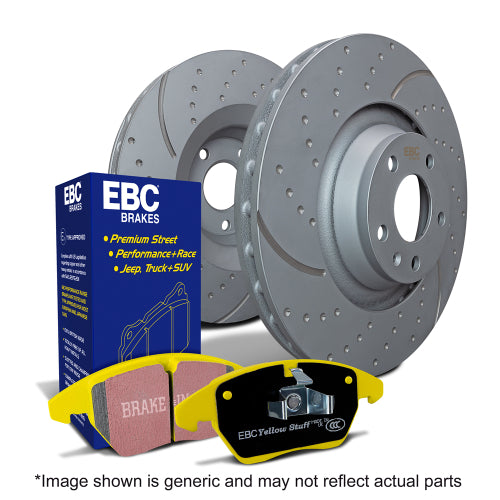 EBC PD13KF395 Brake Pad & Disc Kit