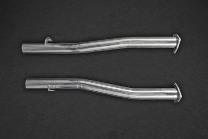 Capristo 02BE03503004 Bentley Continental GT V8/S Middle Silencer Replacement Pipes 