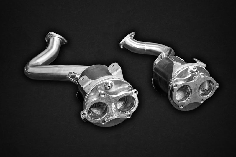 Capristo 02PO01003020 Porsche 718 Spyder/GTS/Cayman GT4 Set: Header Manifolds and 250 Cell Sport Cats 