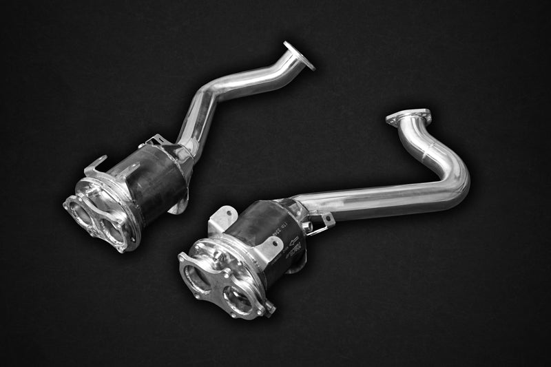 Capristo 02PO01003020 Porsche 718 Spyder/GTS/Cayman GT4 Set: Header Manifolds and 250 Cell Sport Cats 