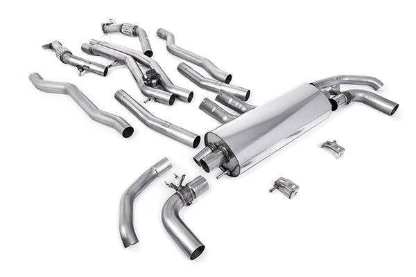 Milltek SSXAU1025 Audi OPF/GPF Back System - Non Resonated (Loudest) - Fits To Oe Tailpipes (Inc. Q7, Q8)