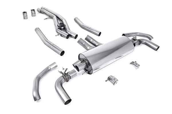 Milltek SSXAU1027 Audi Front Pipe Back System - Fits To Oe Tailpipes (Inc. Q7, Q8)