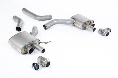 Milltek SSXAU1048 Audi Upgrade Kit To Signature Series Titanium Axle Back System (Inc. RS6, RS7)