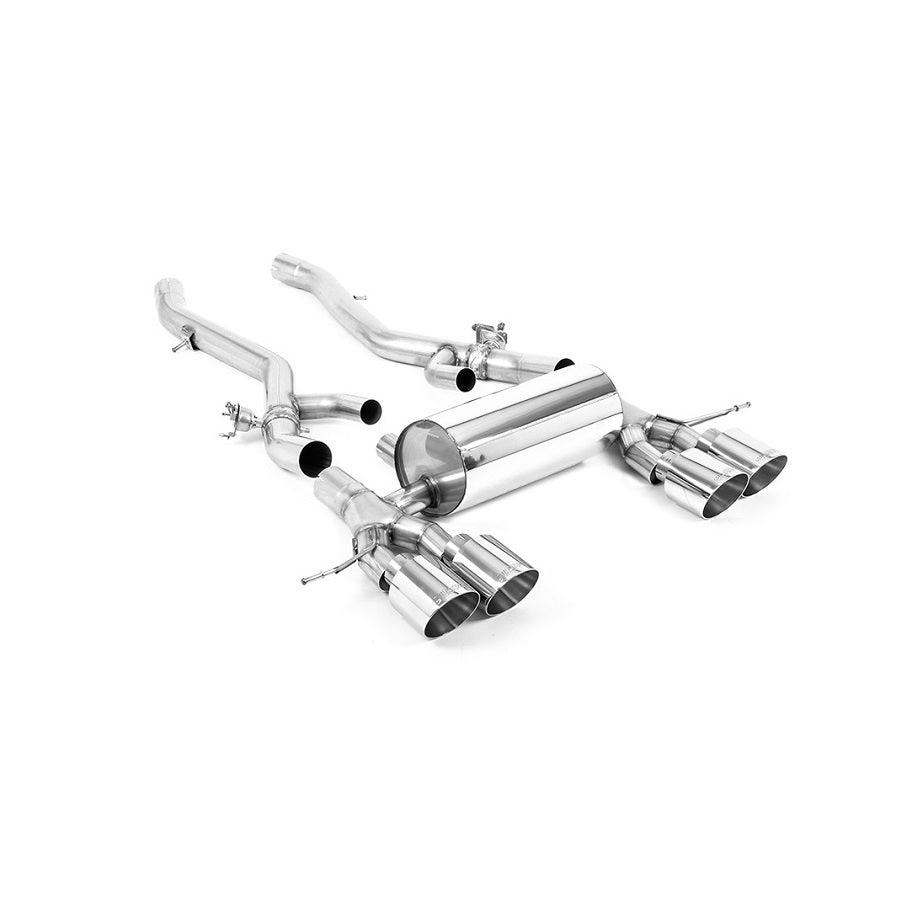 MillTek SSXBM1169 BMW G80 G82 Non-Resonated Axle-Back Exhaust (Inc. M3 & M4) | ML Performance