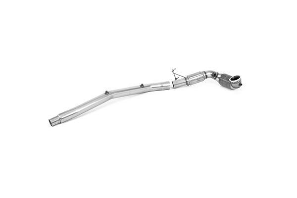 Milltek SSXVW637 Audi Volkswagen 94mm / 3.7Inch Id Turbo Outlet To 80mm / 3.15Inch Downpipe With 200Cpsi Race Cat (Inc. S3, Golf, T-Roc)