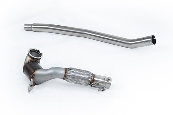 Milltek SSXVW730 Volkswagen V2 Large Bore Downpipe With 200Cpsi Race Cat (104mm To 80mm)  (Inc. Arteon)