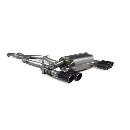 Scorpion SBMS073 BMW F80 F82 F83 Non-resonated Cat-back System with Electronic Valves (M3 & M4)