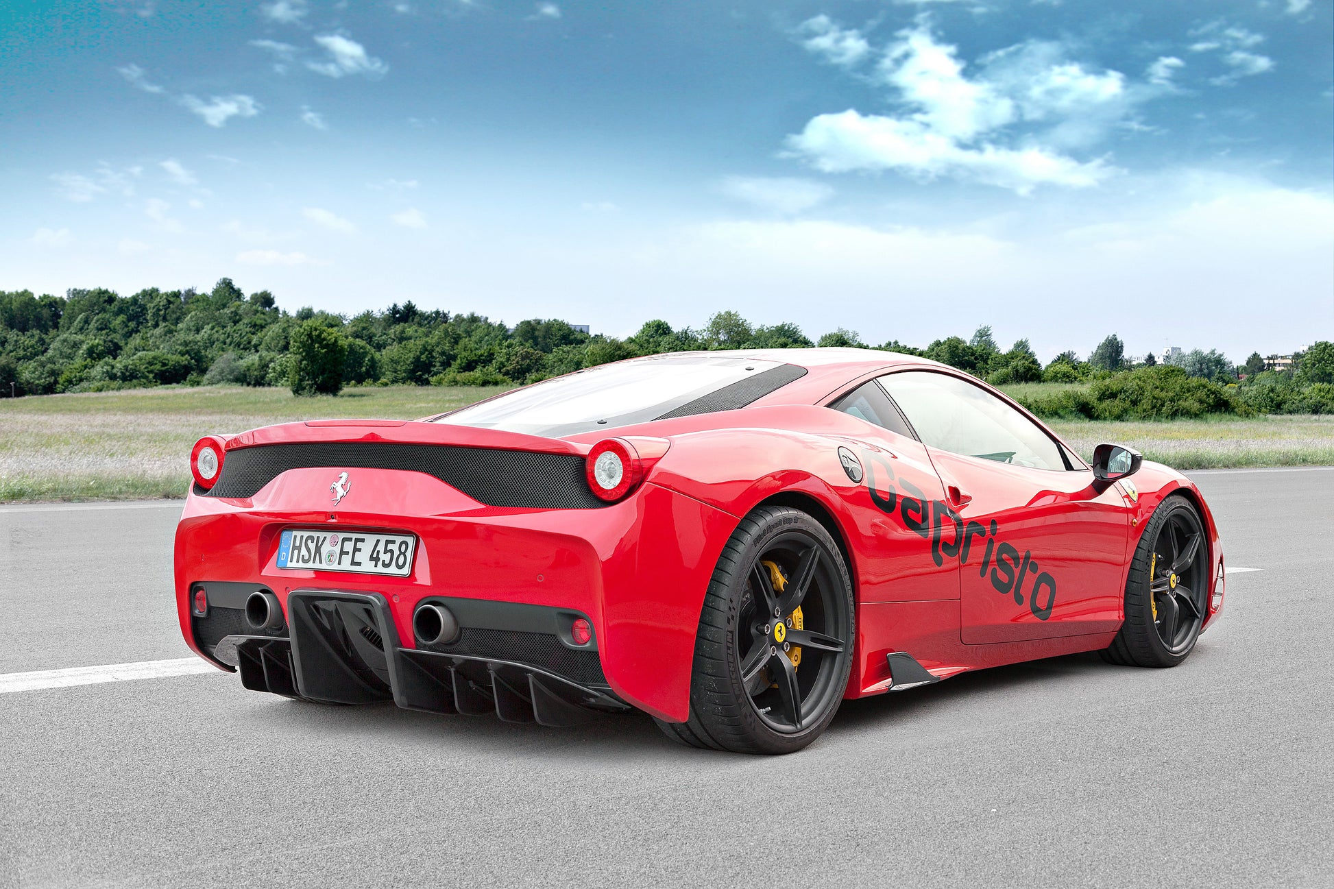 Capristo 03FE00410020LG Ferrari 458 Speciale Carbon Rear Diffuser 