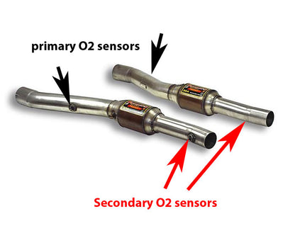 Supersprint 786802 BMW E38 E39 Front Metallic Catalytic Converter, Right & Left (740i & M5)