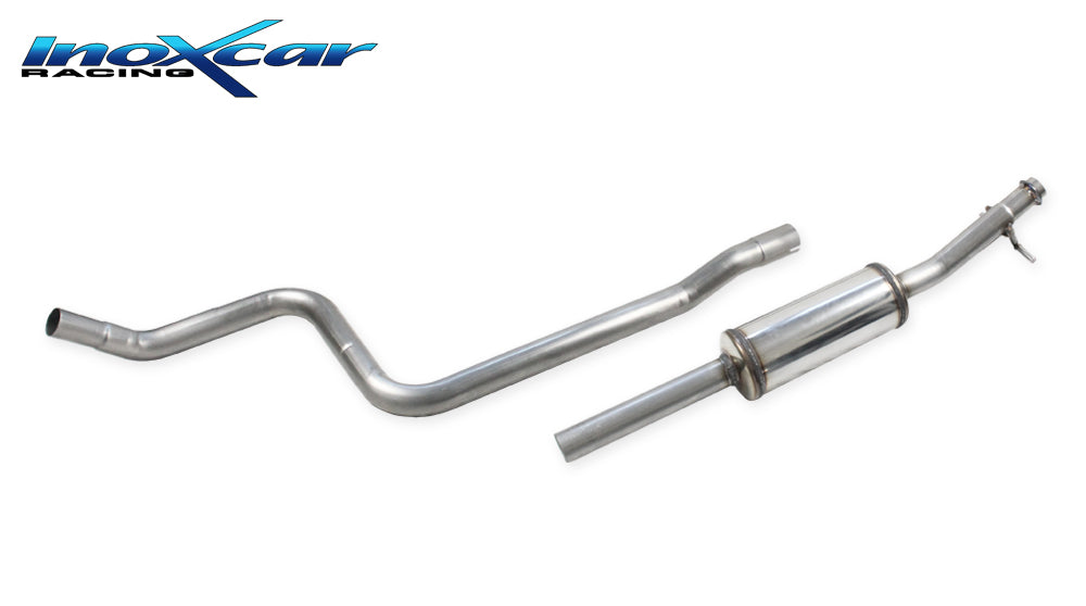 InoXcar TC308S.02 Peugeot 308 Central Pipe With Silencer 1 | ML Performance UK Car Parts