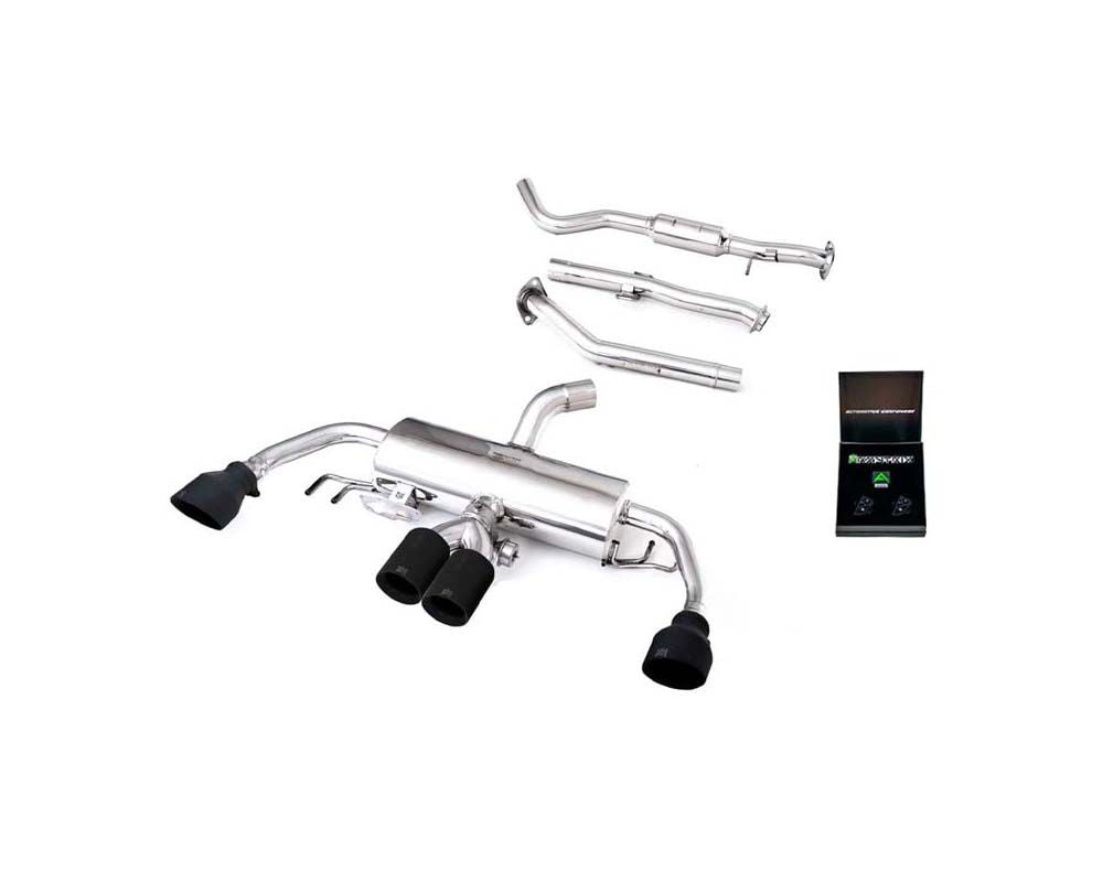 Valvetronic Exhaust System Toyota GR Corolla 1.6L 2023+ with Matte Black Tips | ML Performance Car Parts