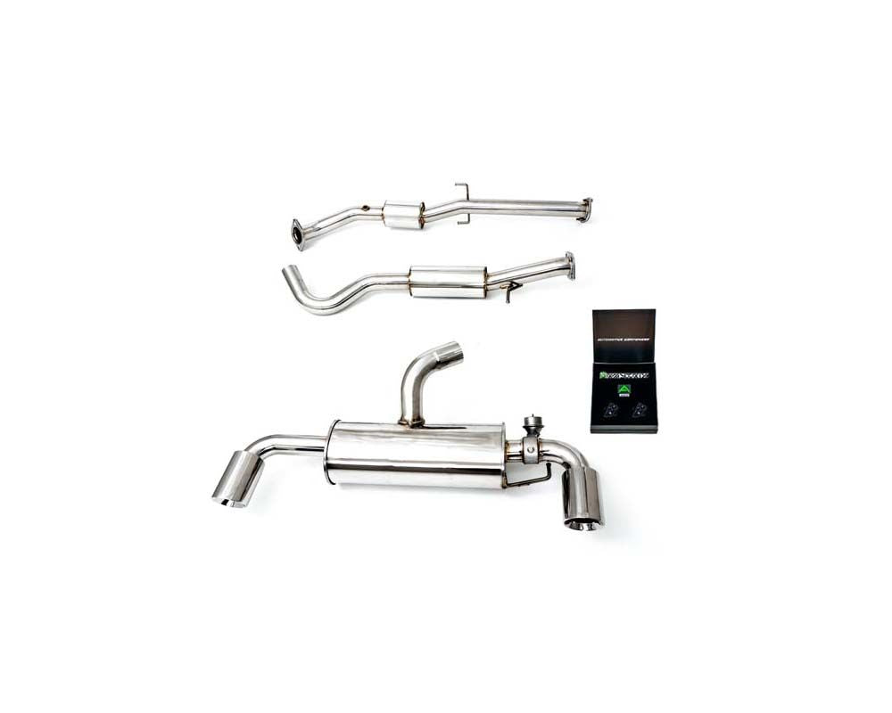 Valvetronic Exhaust System Toyota Yaris GR 2020+ with Chrome Silver Tips | ML Performance Car Parts