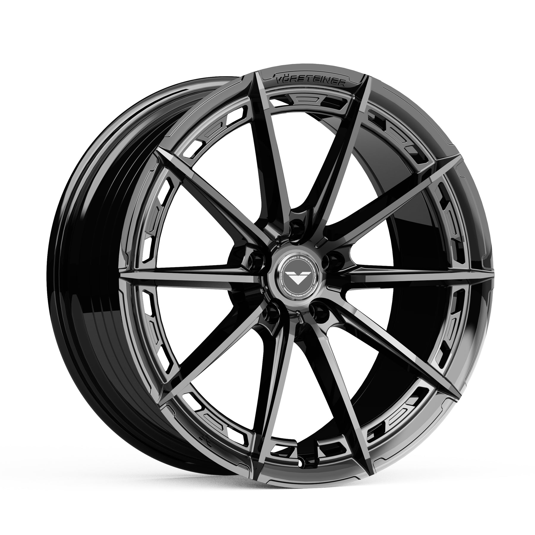 Vorsteiner VFX001.20085.5112.27S.57.GB 20X8.5 5X112 Gloss Black Flow Forged Wheel | ML Performance