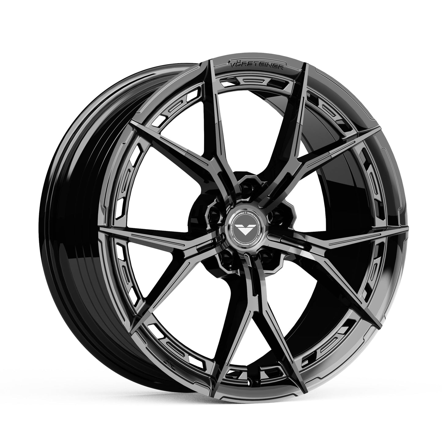 Vorsteiner VFX002.20110.5112.21C.66.GB 20X11.0 5X112 Gloss Black Flow Forged Wheel | ML Performance