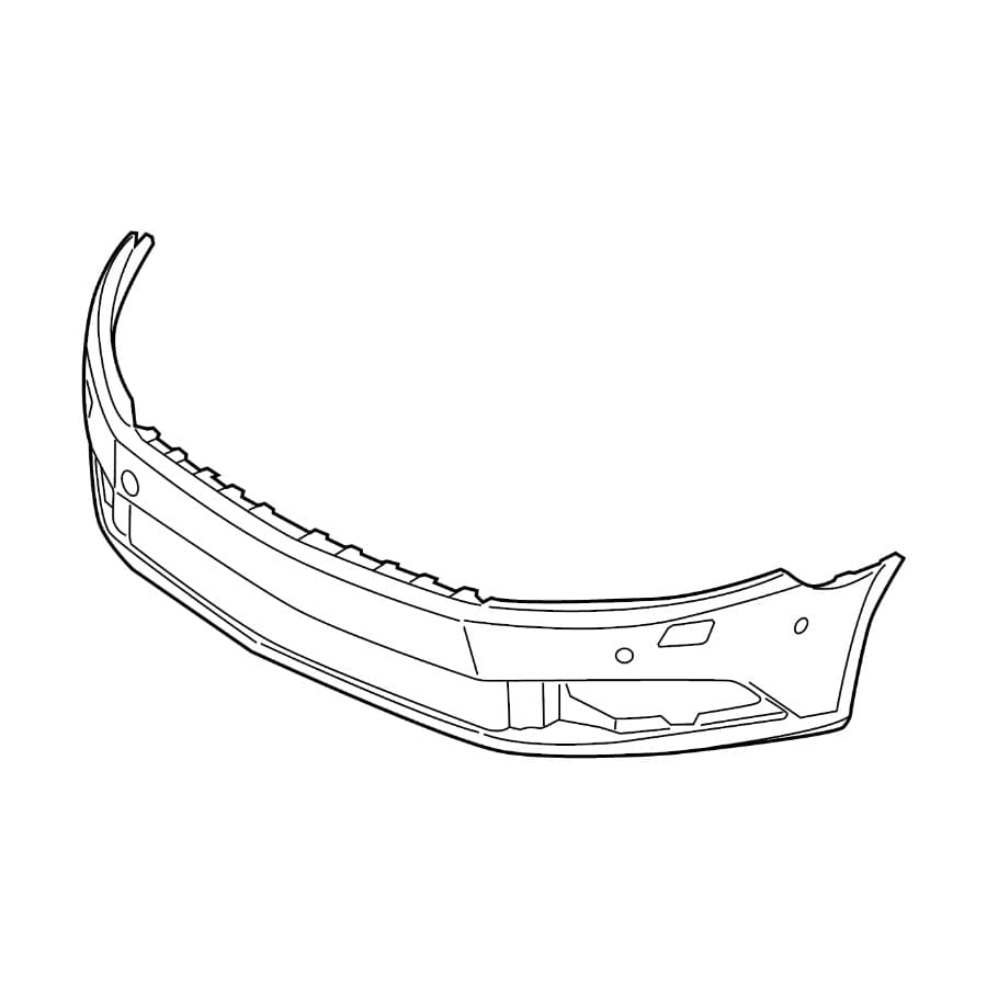 Genuine Volkswagen 3C8807221E Bumper Cover