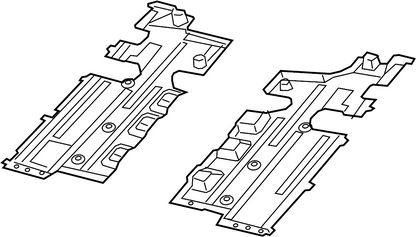 Genuine BMW 51758080540 G87 M2 Underbody Paneling, Strut, Front Right